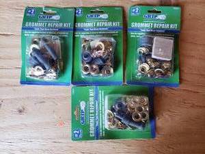 lot 100 image: Lot of 4 -  #2 Grommet Repair Kits