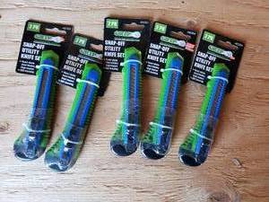 lot 112 image: Lot of 5 - Snap Off Utility Knife Sets