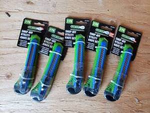 lot 113 image: Lot of 5 - Snap Off Utility Knife Sets
