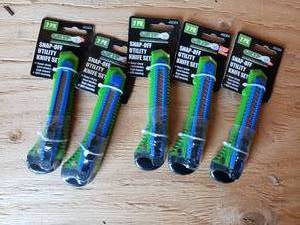 lot 115 image: Lot of 5 - Snap Off Utility Knife Sets