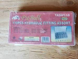 lot 126 image: 110 Piece Hydraulic Fitting Assortment