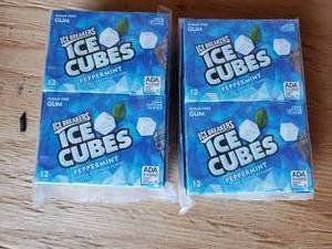lot 136 image: Lot of 2 Packages of 72 Each Ice Breakers Ice Cubes Expired 82022