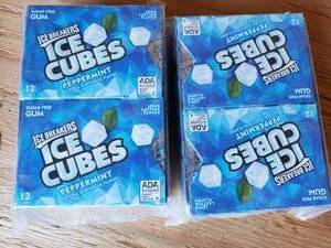 lot 137 image: Lot of 2 Packages of 72 Each Ice Breakers Ice Cubes Expired 82022