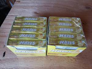 lot 139 image: Lot of 2 Packages of 180 Each Honey Lemon Halls Expired 12 Jan 2019