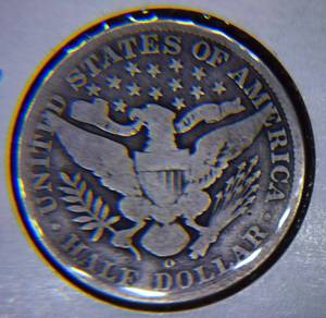 1907-0 Barber Half Dollar Silver Coin FineVery Fine (F-VF)