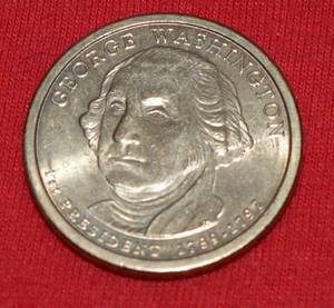 Lot of (4) 2007 D Washington Presidential Dollar Coins