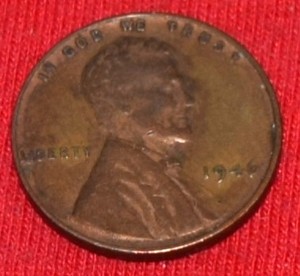 Lot of (10) Wheat One Cent Coins - 1927 Plain, 1939, 1940 S, 1944 D, 1944, 1945 S, 1946, 1952, 1955 D VF-EF
