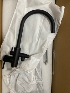 lot 2 image: New AKDY  1-Handle Freestanding Floor Mount Tub Faucet Bathtub Filler with Hand Shower in Matte Black