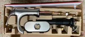 lot 3 image: Pfister Ladera Single-Hole Single-Handle Bathroom Faucet in Spot Defense Brushed Nickel