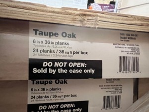 lot 74 image: 6 Cases - Traffic Master - Taupe Oak 4 MIL x 6 in. W x 36 in. L Peel and Stick Luxury Vinyl Plank Flooring (216 sqft)