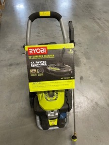 lot 85 image: Ryobi 3100 PSI 2.3 GPM Honda Gas Pressure Washer and 15 in. Surface Cleaner