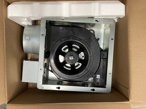 lot 87 image: Panasonic WhisperThin DC LED Pick-A-Flow 80 -100 CFM CeilingWall Bathroom Exhaust Fan