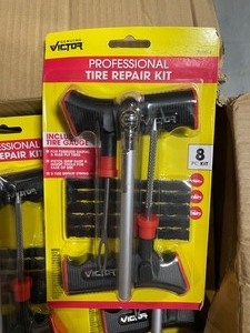 lot 91 image: Lot of 3 Victor Professional Tire Repair Kits