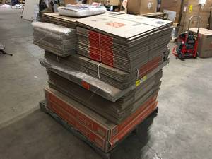 lot 5 image: Mix lot of Home Depot Storage Boxes, Customer return Review all pictures