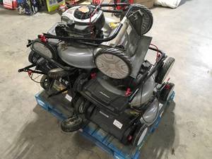 lot 7 image: Mix lot of Lawn Mowers, Customer returns Review all pictures