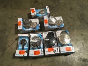 lot 32 image: Lot with Assorted Moen Shower Head  Customer returns Review all pictures
