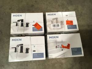 lot 33 image: Lot with Assorted  MOEN  Bathroom Faucets review all pictures