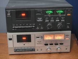 lot 19 image: Teac A-103 Cassette Deck & A-105