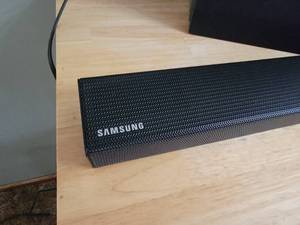 lot 24 image: Samsung Sound Bar & Subwoofer