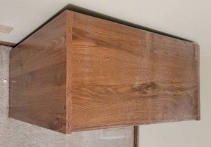 lot 80 image: Broad Three Drawer Dresser