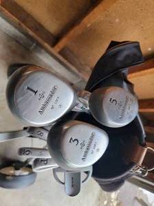 lot 99B image: Golf Clubs  Ambassador Drivers & Wedges (Righty)