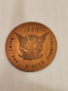 lot 27 image: St. Paul Winter Carnival 1886 . 1986 100 year Button 1949 Winter Carnival Medallion Collectibles