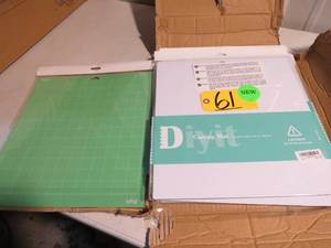 lot 61 image: 20 Pack Lot (60 mats) - DIYIT 12x12 Cutting Mat Standard Grip for Cricut Maker 3MakerExplore 3Air 2AirOne, 3 Pieces Green Cutting Mats for Crafts