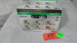 Defiant  Brandywine Stainless Steel Passage Hall and Closet Door Knob Contractor Pack (6-Piece)