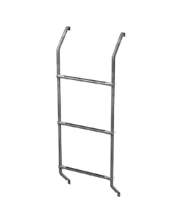 Ultra Protect  3-Step Galvanized Steel Basement Window Well Egress Escape Ladder