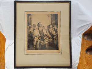 Samuel Cahan Etching