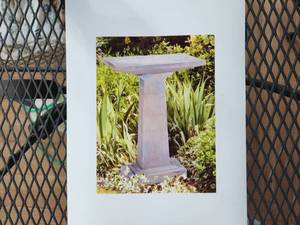 Concrete Bird Bath