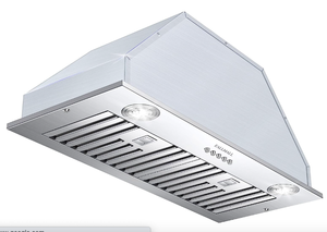 lot 662 image: EALLMALL Range Hood Insert 30 Inch, 700 CFM Range Hood Insert