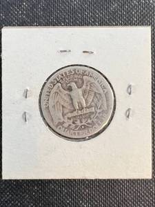 1934-D US WASHINGTON SILVER QUARTER