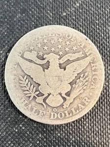1892-O US BARBER HALF DOLLAR KEY DATE COIN