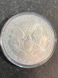 2004 AMERICAN SILVER EAGLE IN AIRTITE