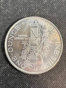 1 TROY OZ .999 FINE SILVER MERCURY DIME DESIGN