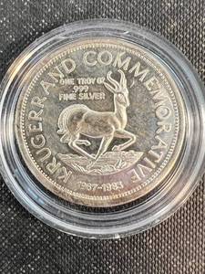 1 TROY OZ .999 FINE SILVER KRUGERRAND COMMEM IN AIRTITE