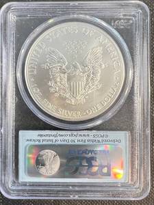 2012-S AMERICAN SILVER EAGLE MS70 PCGS FIRST STRIKE CERTIFIED
