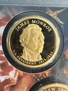 4 COIN US PRESIDENTIAL DOLLAR PROOF SET IN ORIGINAL PLASTIC