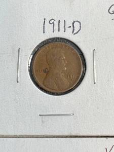 GROUP OF 5 US WHEAT CENTS 1911D 1916S 1924S 1931D 1933D