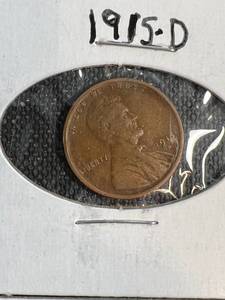2 EARLY DATE US WHEAT CENTS 1915D 1916D