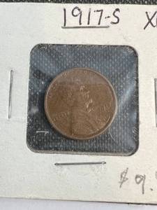 2 EARLY DATE US WHEAT CENTS 1917S 1919S