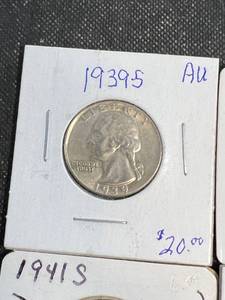 8 WASHINGTON QUARTERS 39S 41 41S 43S 55 55D 59D 60D
