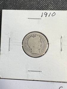 6 BARBER DIMES 1910 1911 1912 1913 1914 1916