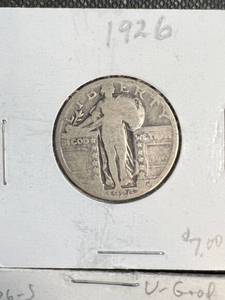 4 STANDING LIBERTY QUARTERS 1926 1926D 1926S 1927
