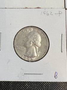 4 WASHINGTON QUARTERS 1957 1961D 1962 1962D