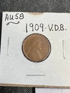 3 FIRST YEAR WHEAT CENTS 1909 VDB 1909 1909S