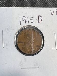 2 EARLY DATE US WHEAT CENTS 1915D 1916D