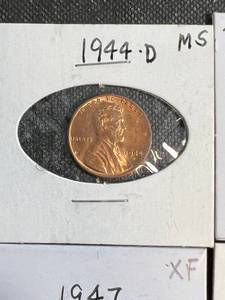 10 HIGHER GRADE WHEAT CENTS 44D 44S 46D 47 47D 48D 48S 50D 52D 53D