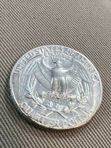 1950-D WASHINGTON QUARTER BU-UNC (LOOKS MUCH BETTER IN HAND)
